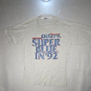 Houston Oilers Super Blue '92 T-Shirt, Size XL.